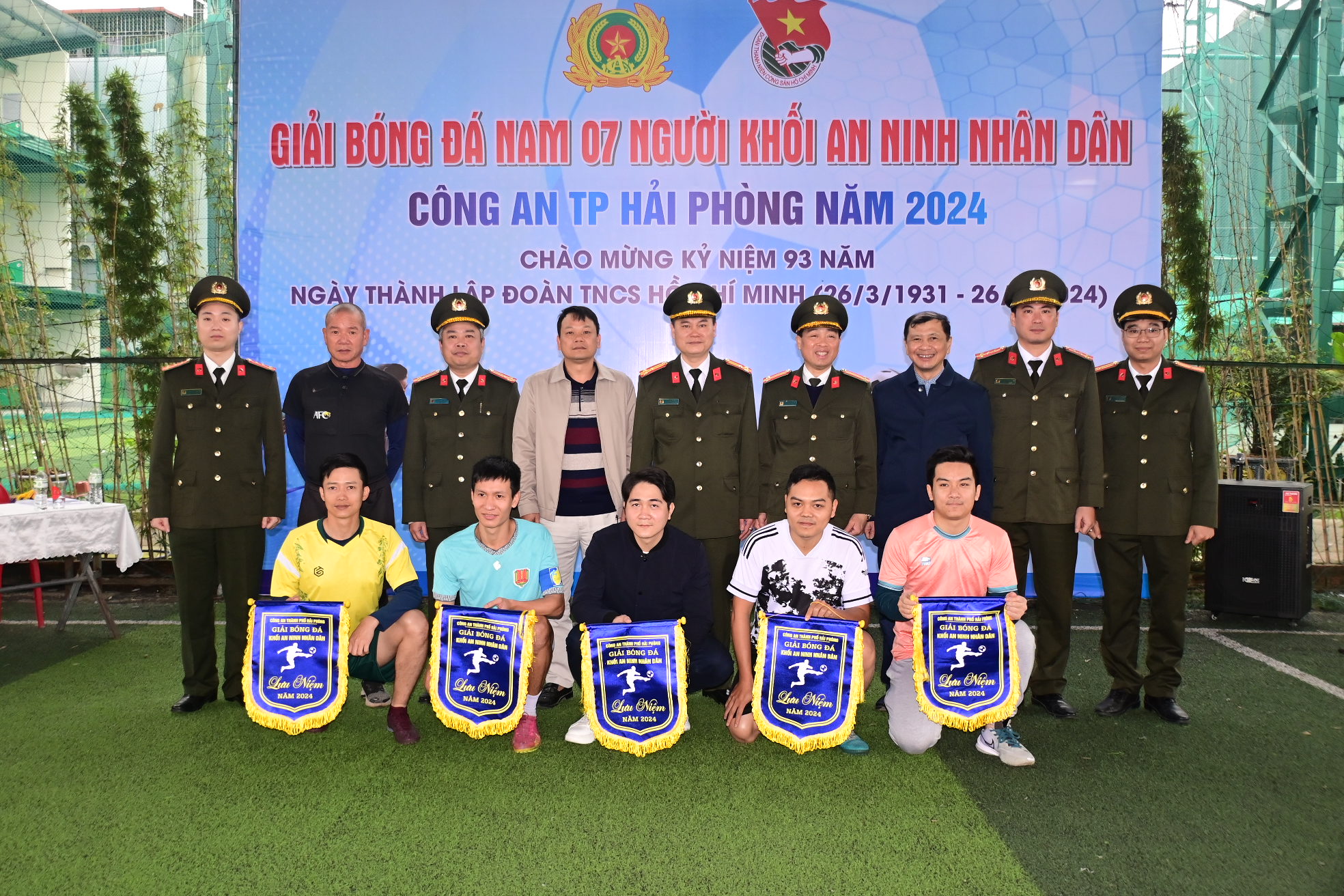 Khai mạc giải bóng đá  các khối An ninh nhân dân và Tham mưu - Xây dựng lực lượng – Hậu cần năm 2024